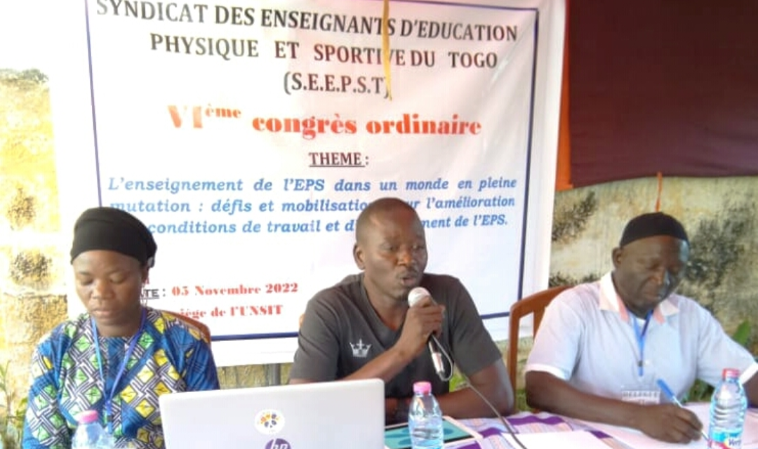 Togo: un nouveau secrétaire général du syndicat des enseignants d’EPS